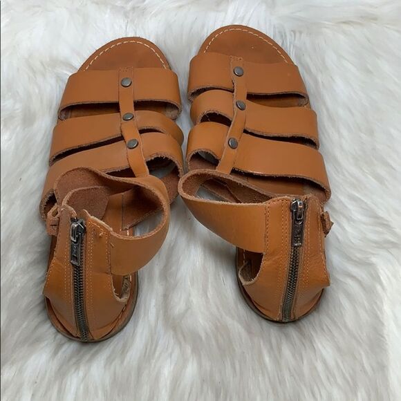 Madewell The Rowan Tan Gladiator Sandal Sz 10 - Picture 3 of 7